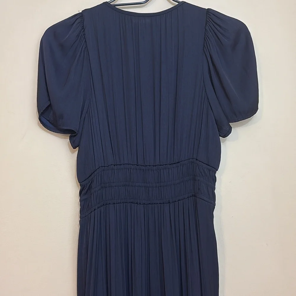 Anthropologie | Black Somerset Flutter Sleeve Tiered Elastic Waist Maxi Dress XS - Picture 16 of 17